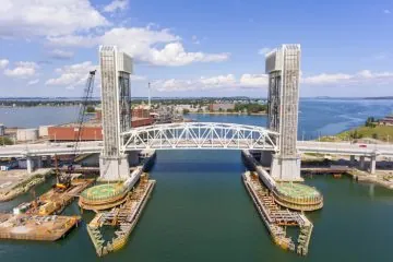 view of a drawbridge